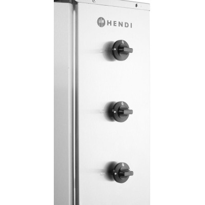 Plynový gril na kebab, HENDI, Profi Line, 9,75kW, 470x550x(H)960mm