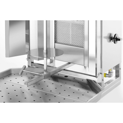 Plynový kebab gril, HENDI, Profi Line, 230V/16W, 13kW, 735x745x(H)1110mm