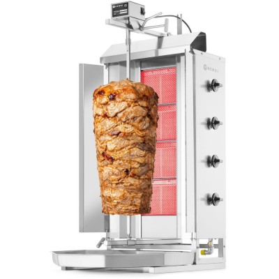 Plynový kebab gril, HENDI, Profi Line, 230V/16W, 13kW, 735x745x(H)1110mm