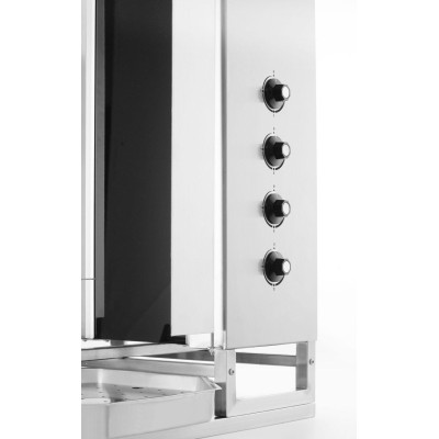 Elektrický gril na kebab, HENDI, Profi Line, 400V/7200W, 7,2kW, 550x700x(H)1120mm