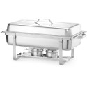 Ohřívač jídla Chafing – sada 4 kusů, HENDI, GN 1/1, 7,5L, 600x355x(H)305mm