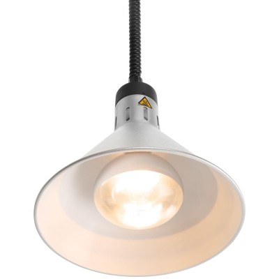 Kuželová tepelná lampa Rise and Fall, HENDI, Stříbrná, 230V/250W, ⌀275x(H)250mm