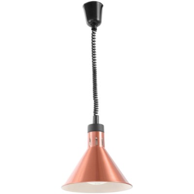 Kuželová tepelná lampa Rise and Fall, HENDI, Měděná, 230V/250W, ⌀275x(H)250mm