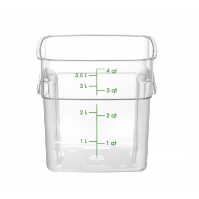 Nádoba na potraviny CamSquares Fresh Pro , Cambro, 3,8L, Průhledná, 191x191x(H)183mm