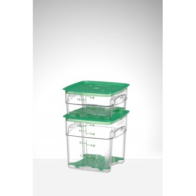 Nádoba na potraviny CamSquares Fresh Pro , Cambro, 3,8L, Průhledná, 191x191x(H)183mm