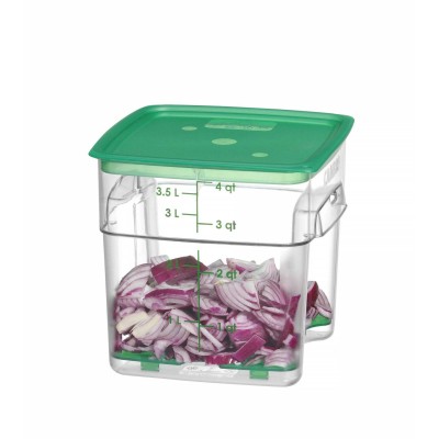 Nádoba na potraviny CamSquares Fresh Pro , Cambro, 3,8L, Průhledná, 191x191x(H)183mm