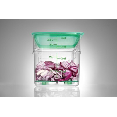 Nádoba na potraviny CamSquares Fresh Pro , Cambro, 3,8L, Průhledná, 191x191x(H)183mm