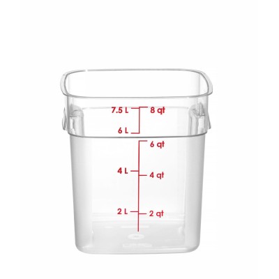 Nádoba na potraviny CamSquares Fresh Pro , Cambro, 7,6L, Průhledná, 229x229x(H)243mm