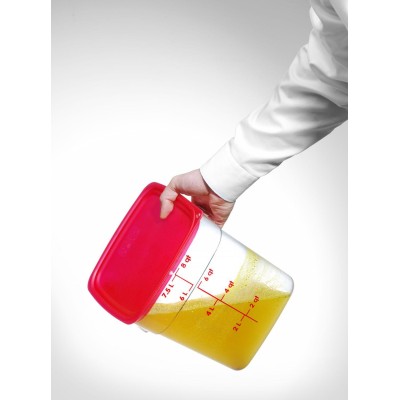 Nádoba na potraviny CamSquares Fresh Pro , Cambro, 7,6L, Průhledná, 229x229x(H)243mm