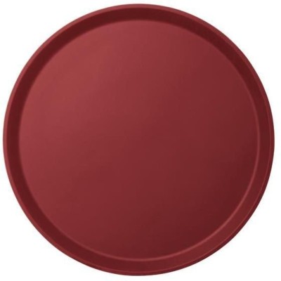 Servírovací tác Camtread, kulatý, protiskluzový, Cambro, vínový, ⌀355x(H)21mm