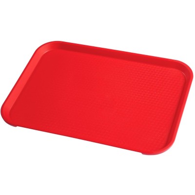 Polypropylenový tác fast food, střední, Cambro, červený, Červená, 300x410x(H)19mm