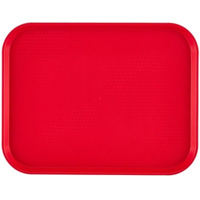 Polypropylenový tác fast food, střední, Cambro, červený, Červená, 300x410x(H)19mm