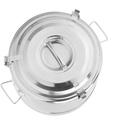 Termoska na přepravu potravin, HENDI, Kitchen Line, 19L, Stříbrná, ⌀350x(H)400mm