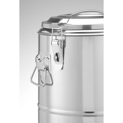 Termoska na přepravu potravin, HENDI, Kitchen Line, 19L, Stříbrná, ⌀350x(H)400mm