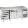Pizza cooling counter, Arktic, 362L, Stříbrná, 230V/210W, 2025x800x(H)1040mm