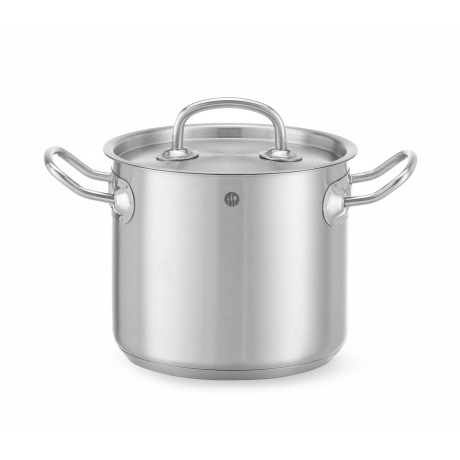 Vysoký hrnec s poklicí, HENDI, Kitchen Line, 45L, ⌀400x(H)360mm