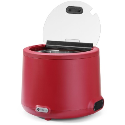 Konvice na polévku UNIQ, HENDI, designed by Robert Bronwasser, 8L, Červená, 220-240V/500W, ⌀365x(H)325mm