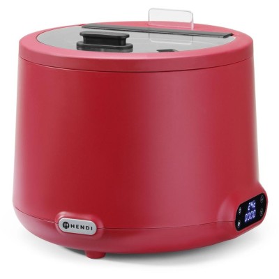 Konvice na polévku UNIQ, HENDI, designed by Robert Bronwasser, 8L, Červená, 220-240V/500W, ⌀365x(H)325mm