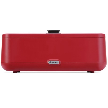 Chafing dish UNIQ, HENDI, designed by Robert Bronwasser, Červená, 220-240V/700W, 607x402x(H)245mm