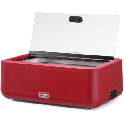 Chafing dish UNIQ, HENDI, designed by Robert Bronwasser, Červená, 220-240V/700W, 607x402x(H)245mm