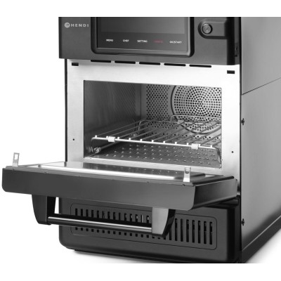 Vysokorychlostní pečící trouba CombiTurbo, HENDI, 18L, Černá, 230V/3000W, 402x735x(H)608mm