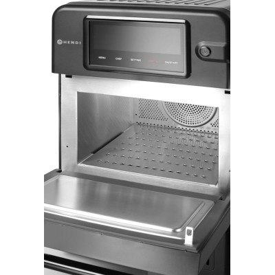 Vysokorychlostní pečící trouba CombiTurbo, HENDI, 18L, Černá, 230V/3000W, 402x735x(H)608mm