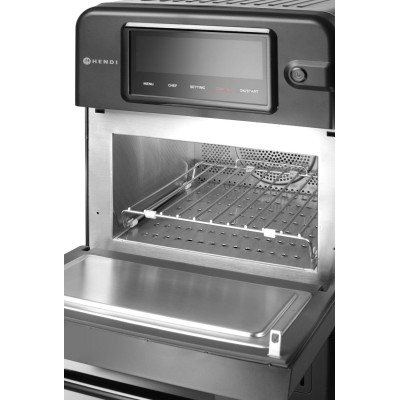 Vysokorychlostní pečící trouba CombiTurbo, HENDI, 18L, Černá, 230V/3000W, 402x735x(H)608mm