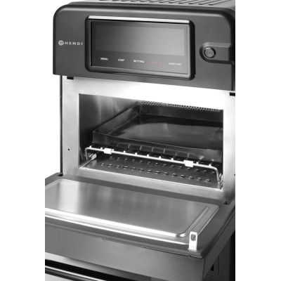 Vysokorychlostní pečící trouba CombiTurbo, HENDI, 18L, Černá, 230V/3000W, 402x735x(H)608mm