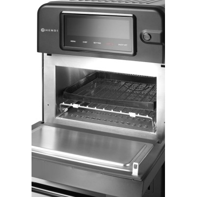 Vysokorychlostní pečící trouba CombiTurbo, HENDI, 18L, Černá, 230V/3000W, 402x735x(H)608mm