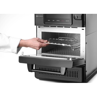 Vysokorychlostní pečící trouba CombiTurbo, HENDI, 18L, Černá, 230V/3000W, 402x735x(H)608mm