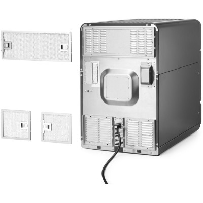 Vysokorychlostní pečící trouba CombiTurbo, HENDI, 18L, Černá, 230V/3000W, 402x735x(H)608mm