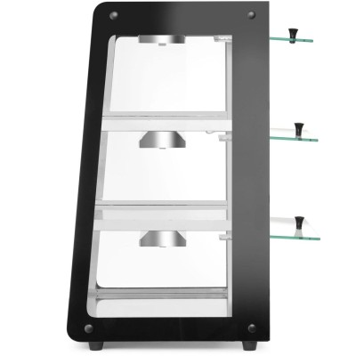 Vyhřívaná pultová expozice, HENDI, Černá, 220-240V/500W, 472x447x(H)775mm