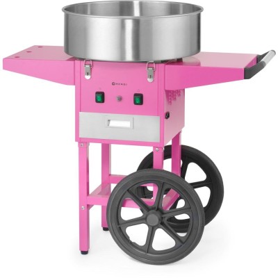 Stroj na cukrovou vatu, HENDI, Pastelově růžová, 220-240V/1130W, 948x520x(H)914mm