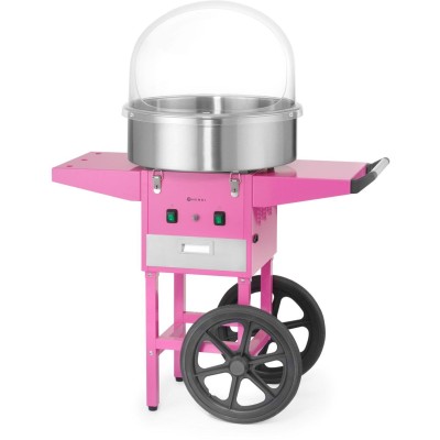 Stroj na cukrovou vatu, HENDI, Pastelově růžová, 220-240V/1130W, 948x520x(H)914mm