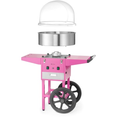 Stroj na cukrovou vatu, HENDI, Pastelově růžová, 220-240V/1130W, 948x520x(H)914mm