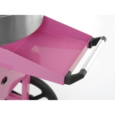 Stroj na cukrovou vatu, HENDI, Pastelově růžová, 220-240V/1130W, 948x520x(H)914mm