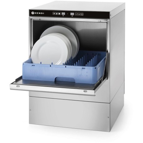 Myčka nádobí 50x50 - elektronicky řízená, HENDI, 230V/3600W, 570x600x(H)830mm