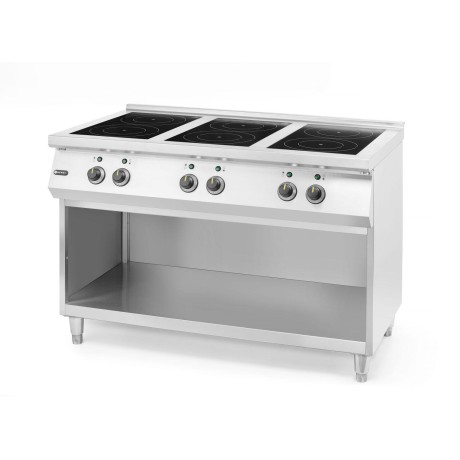 Indukční vařič se 6 varnými deskami, HENDI, 400V/25500W, 1200x700x(H)890mm