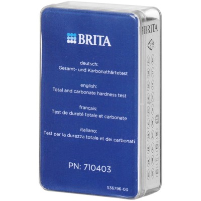 Sada pro testování uhličitanové tvrdosti a celkové tvrdosti vody, Brita