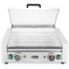 Gril na párky - 2 zónový s energeticky úsporným krytem, HENDI, 220-240V/980W, 566x527x(H)259mm
