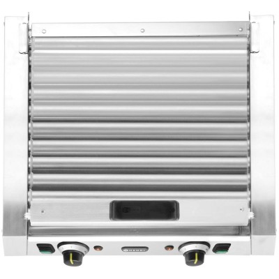 Gril na párky - 2 zónový s energeticky úsporným krytem, HENDI, 220-240V/980W, 566x527x(H)259mm