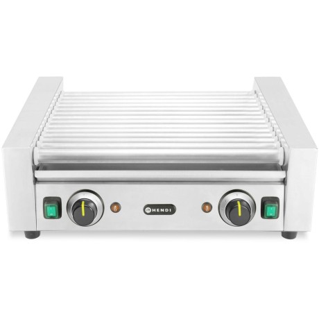 Gril na párky a klobásy - 2 zónový, HENDI, 230V/1230W, 566x640x(H)192mm