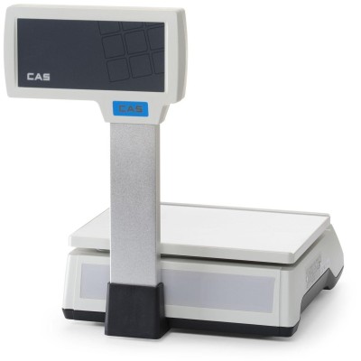 Počítací váhy (certifikované) se sloupem, 15 kg, CAS, 304x324x(H)419mm