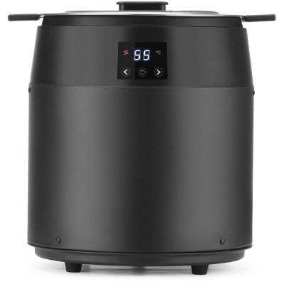 Kotlík na polévku bez vody, 10L, HENDI, 10L, Černá, 220-240V/450W, ⌀330x(H)398mm