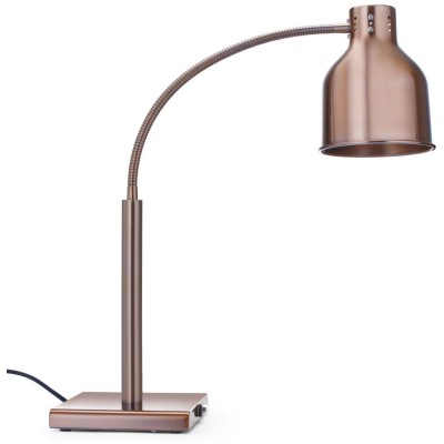 Pružná tepelná lampa, HENDI, Měděná, 220-240V/250W, 268x203x(H)660mm