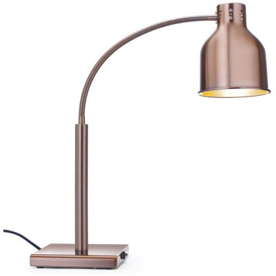 Pružná tepelná lampa, HENDI, Měděná, 220-240V/250W, 268x203x(H)660mm
