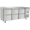 Chladicí pult, 6 zásuvek, Arktic, 204L, 230V/400W, 1795x700x(H)755mm
