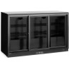 Barová chladnička s trojitými posuvnými dveřmi, Arktic, 254L, Černá, 230V/160W, 520x1350x(H)870mm