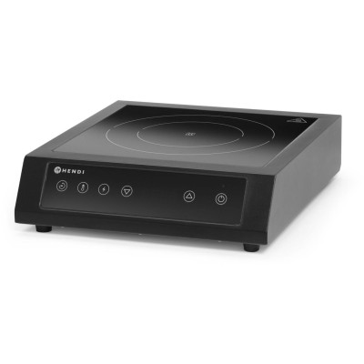 Indukční vařič 3500 D XL, HENDI, Černá, 220-240V/3500W, 355x400x(H)100mm