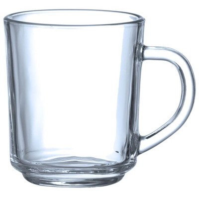 Skleněný hrnek, HENDI, 0,24L, 6 ks, ⌀73x(H)88mm
